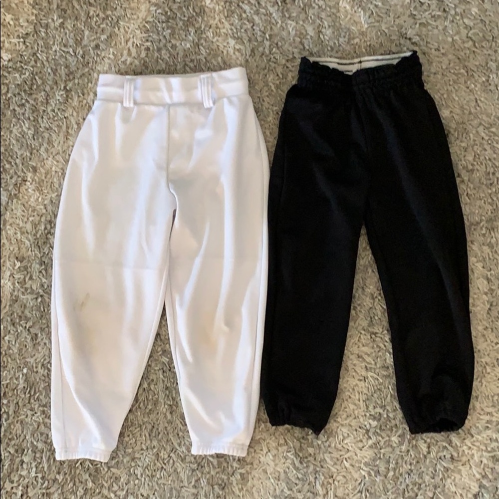 🔥FINAL SALE: Lot of 2 baseball pants Youth Small